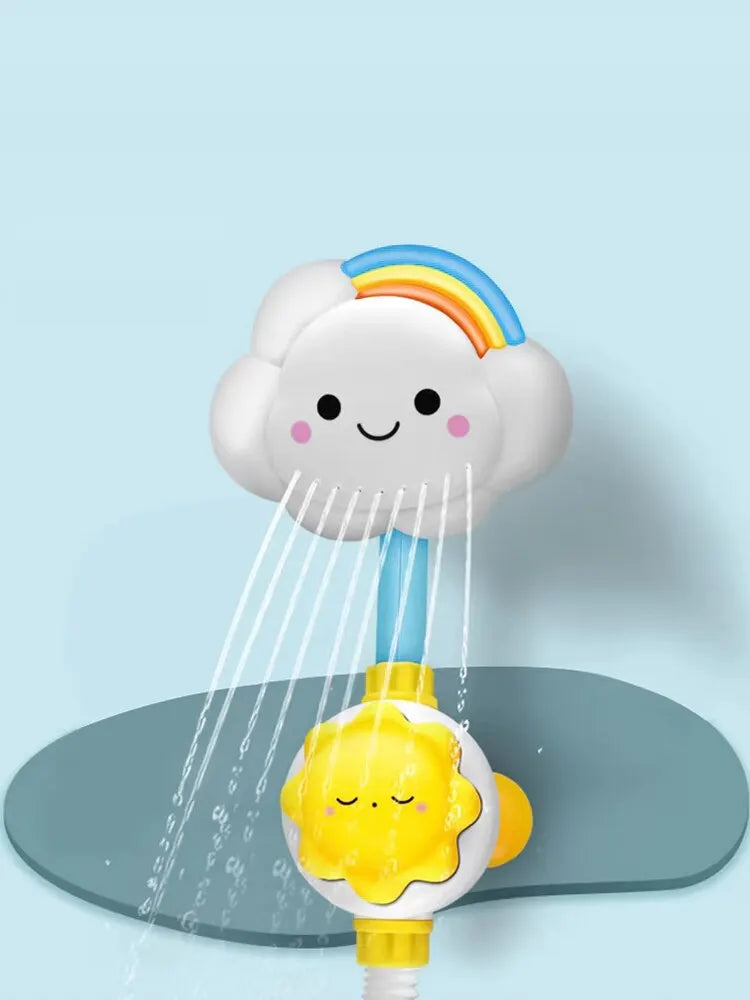 Kids Bath Toys Water Game for Kids Clouds Model Faucet Shower Water Spray Kids Toy Splashes Bathroom Sprinkler Kids Toy