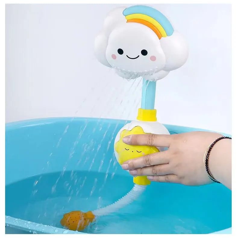 Kids Bath Toys Water Game for Kids Clouds Model Faucet Shower Water Spray Kids Toy Splashes Bathroom Sprinkler Kids Toy