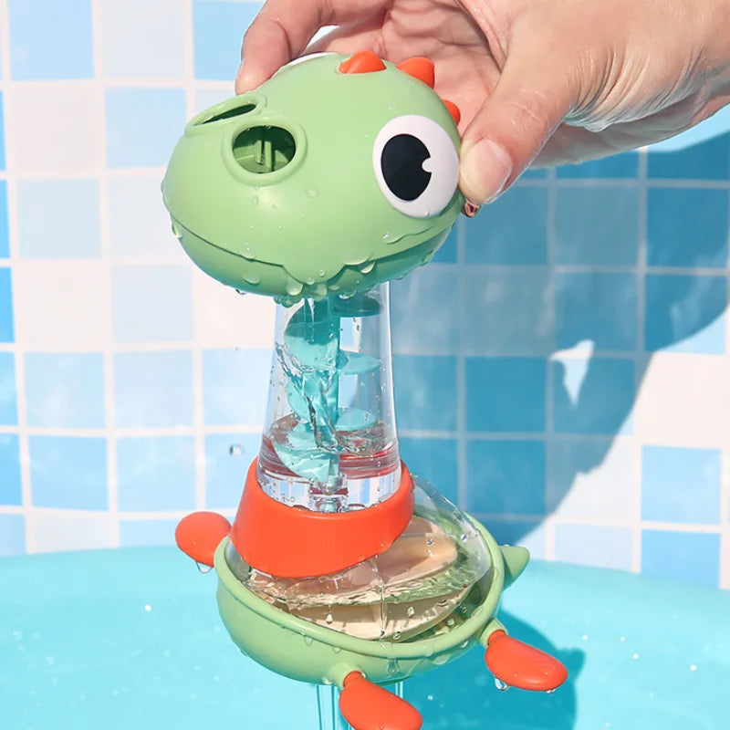 1PC Baby Water Spraying Dinosaur Rotating Fun Children's Spraying Water Bathroom Bathtub Shower Bath Toy