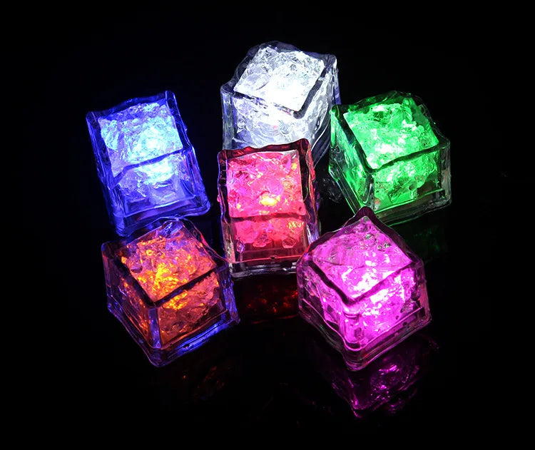 6/12PCS Baby Bath Bathtub LED Light Up Toys Colorful Waterproof Glowing Bath Toys for Boys Girls Infant Birthday Xmas Gift